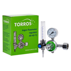 Редуктор аргоновый TORROS АР-40-Т2 (Al), арт.204T040203 (Китай)