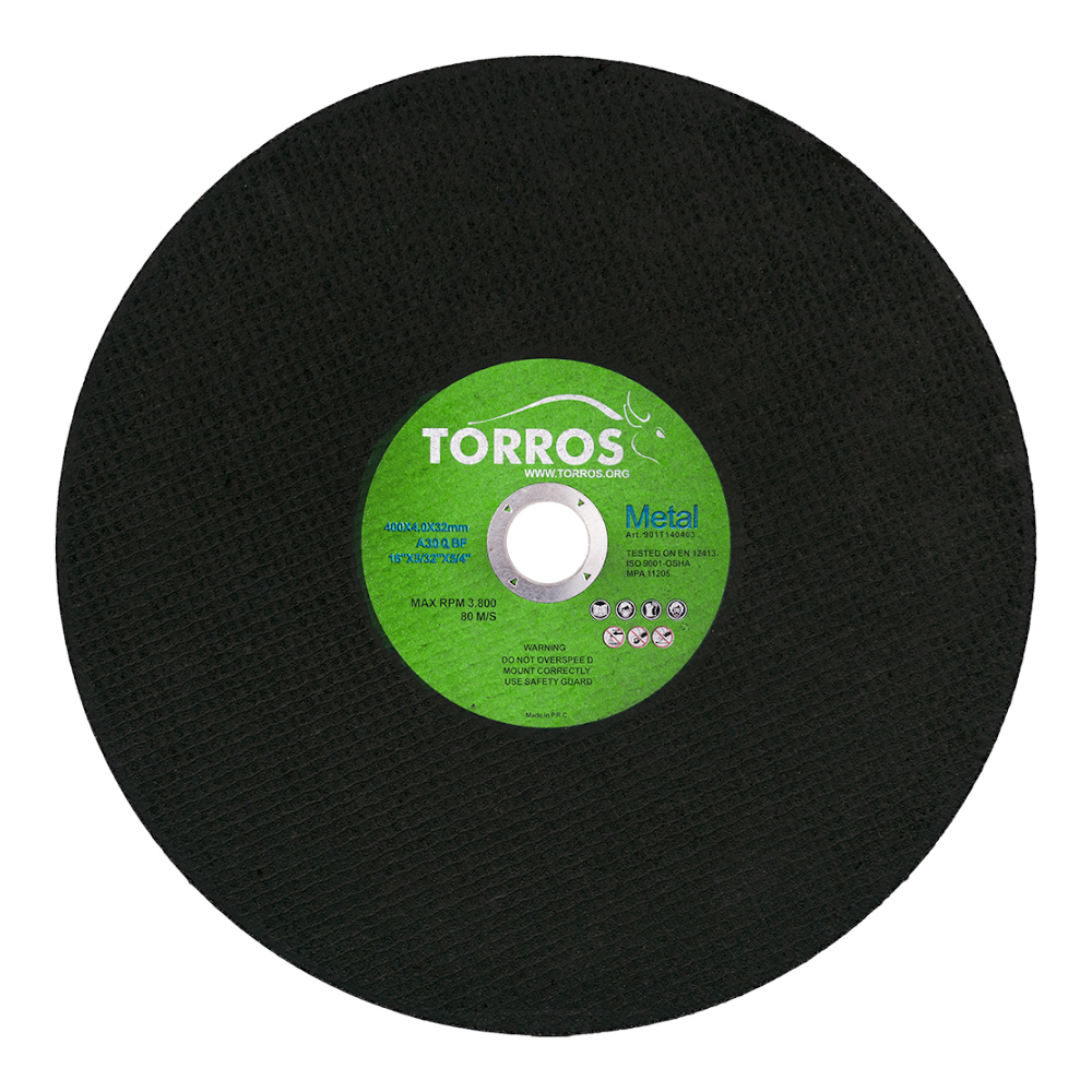 Griešanas disks metālam TORROS 400*4,0*32 art.901Т140403