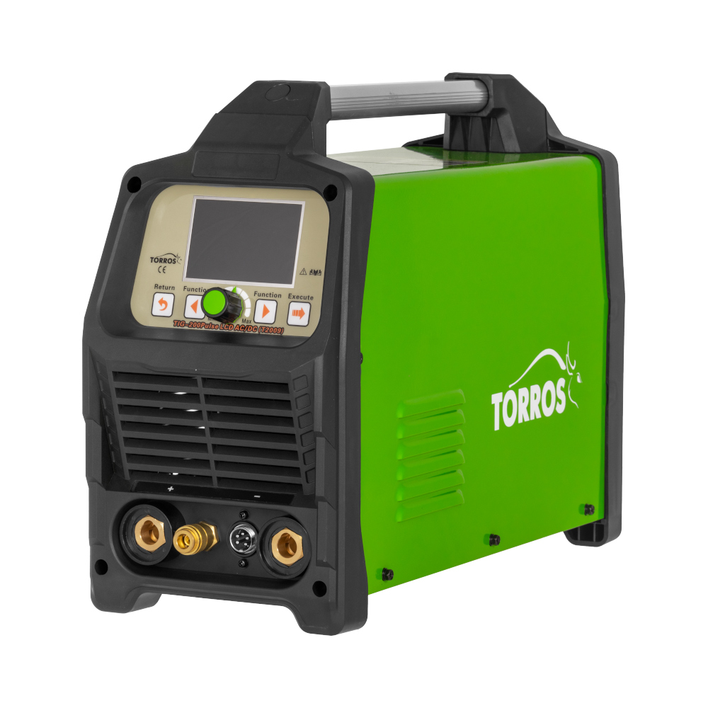 Metināšanas TIG invertors TORROS TIG200Pulse LCD (T2009) AC/DC , art. 104T012013, 220V