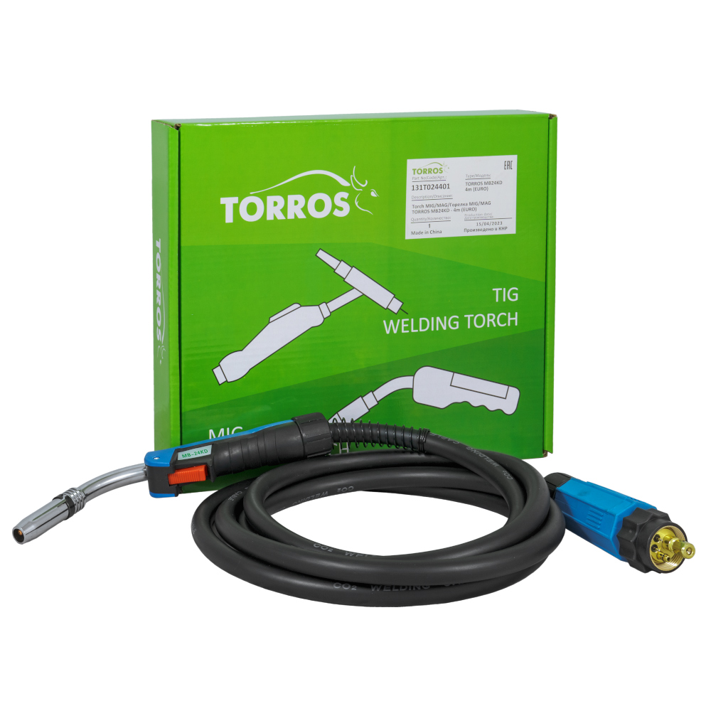 Deglis 240 MIG/MAG TORROS MB24KD - 3m (EURO), art.131T024301 — изображение 2